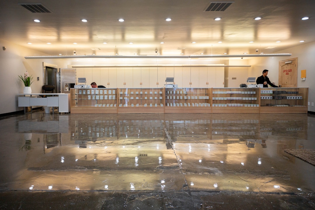 (Trent Nelson  |  The Salt Lake Tribune) Dragonfly Wellness becomes the first of Utah's 14 medical cannabis pharmacies to open for business in Salt Lake City on Monday, March 2, 2020.