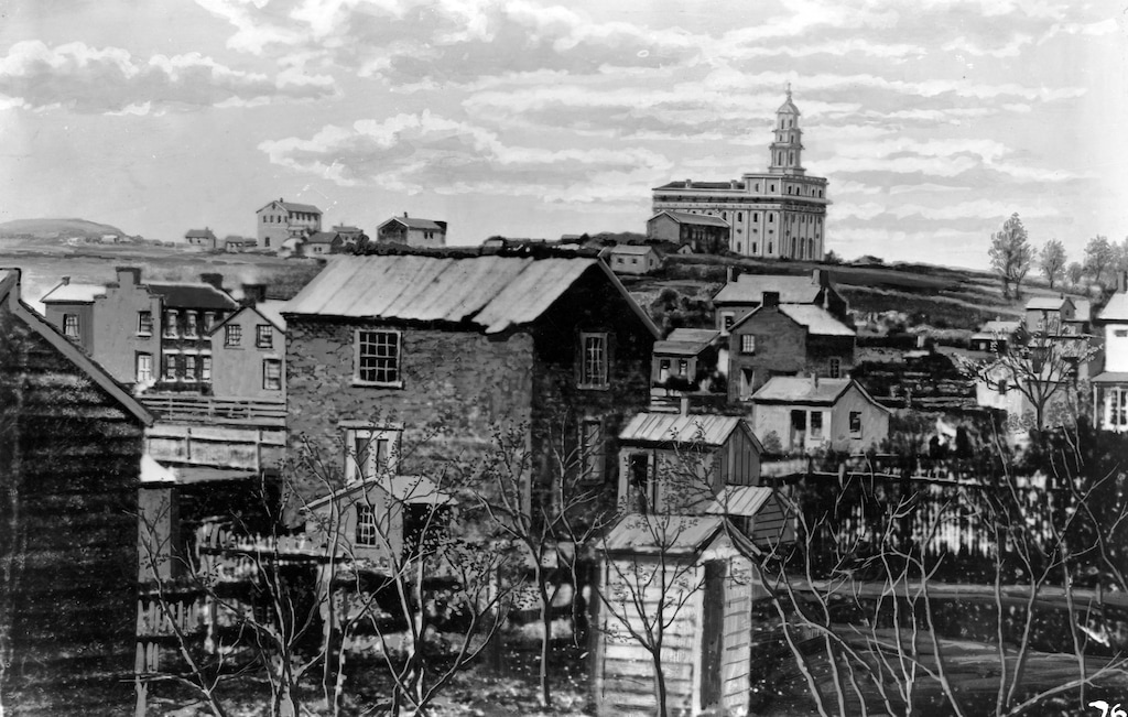 (Photo courtesy Utah State Historical Society) Nauvoo, Illinois.