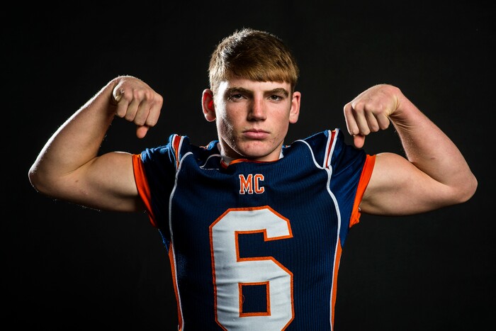 (Chris Detrick | The Salt Lake Tribune) Mountain Crest's Tanner Lofthouse poses for a portrait Wednesday, December 13, 2017.