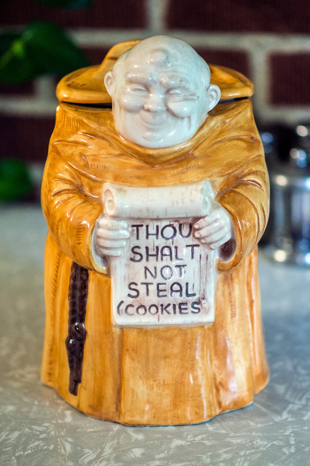 (Chris Detrick  |  The Salt Lake Tribune)  A cookie jar at the Abbey of Our Lady of the Holy Trinity in Huntsville on Wednesday, Aug. 23, 2017.