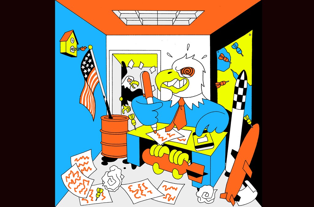 It has been clear for a long time that President Trump is a person with a disorganized mind and a disordered personality. (Pete Gamlen/The New York Times)