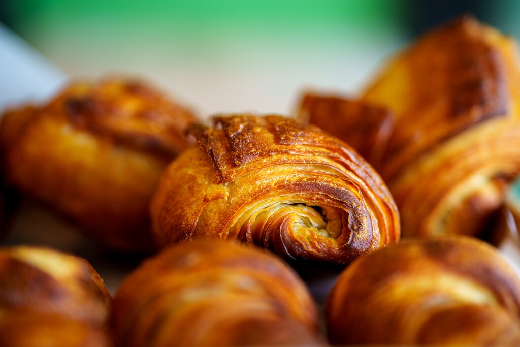 (Trent Nelson | The Salt Lake Tribune) Croissants baked at Table X Bread in Salt Lake City on Wednesday, June 23, 2021. Table X Bread was named a semifinalist in the Outstanding Bakery category for the 2024 James Beard Awards, announced on Jan. 24, 2024.
