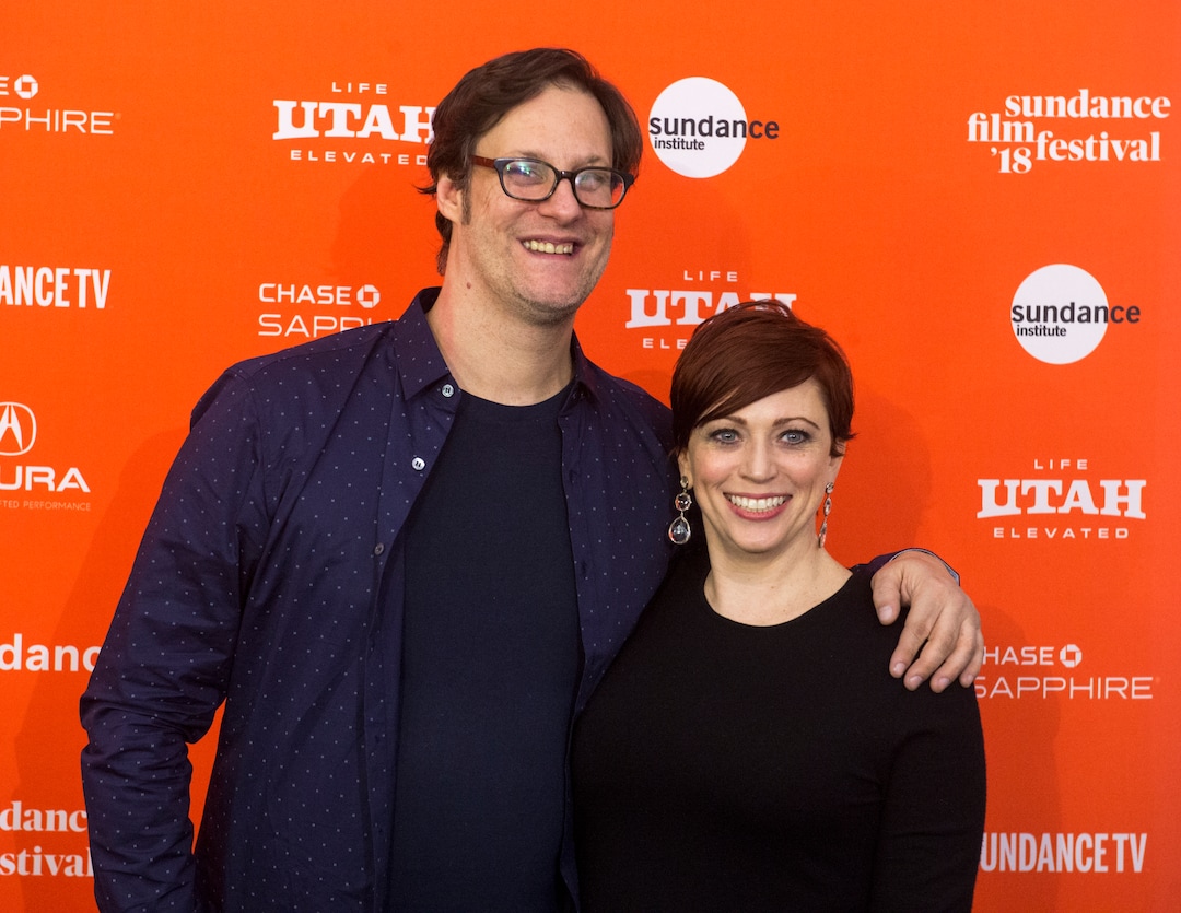 Director Dan Argott and Sheena Joyce, on the red carpet for the premiere of "Believer," a documentary about Imagine Dragons frontman Dan Reynolds trying to reconcile his Mormon beliefs with his support for LGBTQ community in Park CIty at the Sundance Film Festival, Saturday, January 20, 2018.