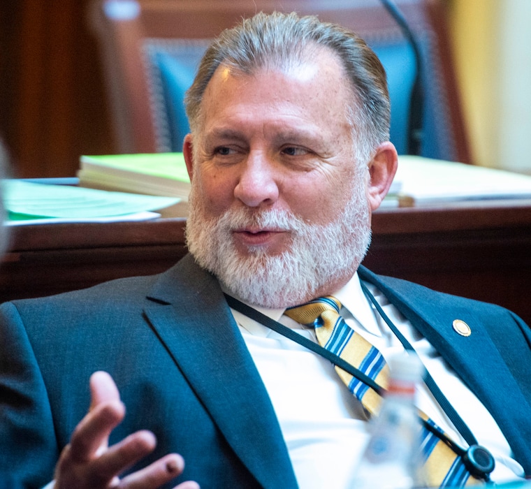 (Rick Egan  | Tribune file photo) Sen. Curtis Bramble, R-Provo, in the Senate Chamber, Feb. 20, 2020.
