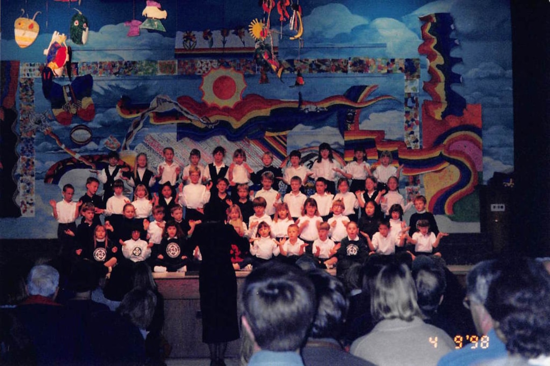 (Courtesy of Rowland Hall)  The school concert, 1998.