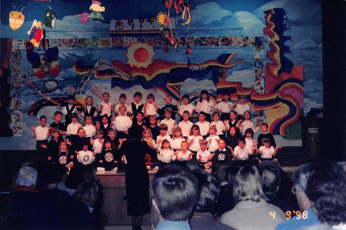 (Courtesy of Rowland Hall) The school concert, 1998.
