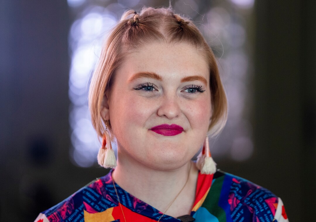 (Rick Egan | The Salt Lake Tribune)  Gracelyn Wilkinson talks about how she feels helping others overcome their difficulties, on Tuesday, July 19, 2022.