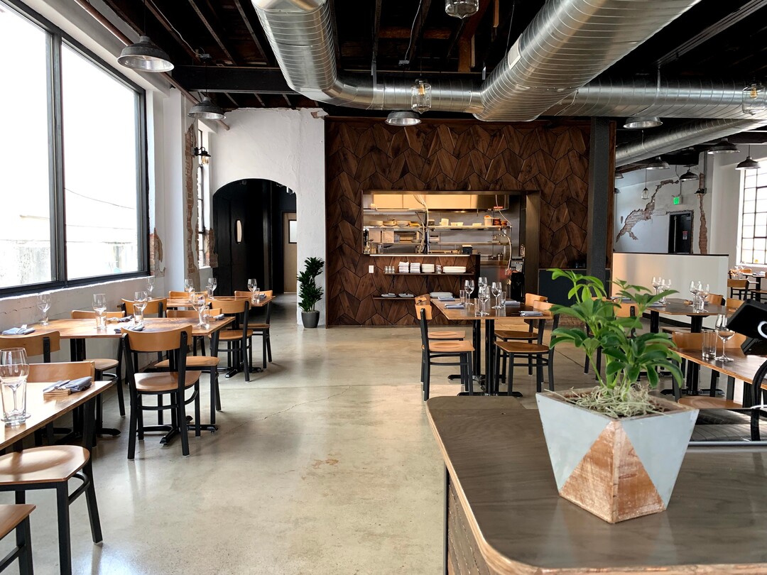 guests select small plates at the new SLC Eatery. I