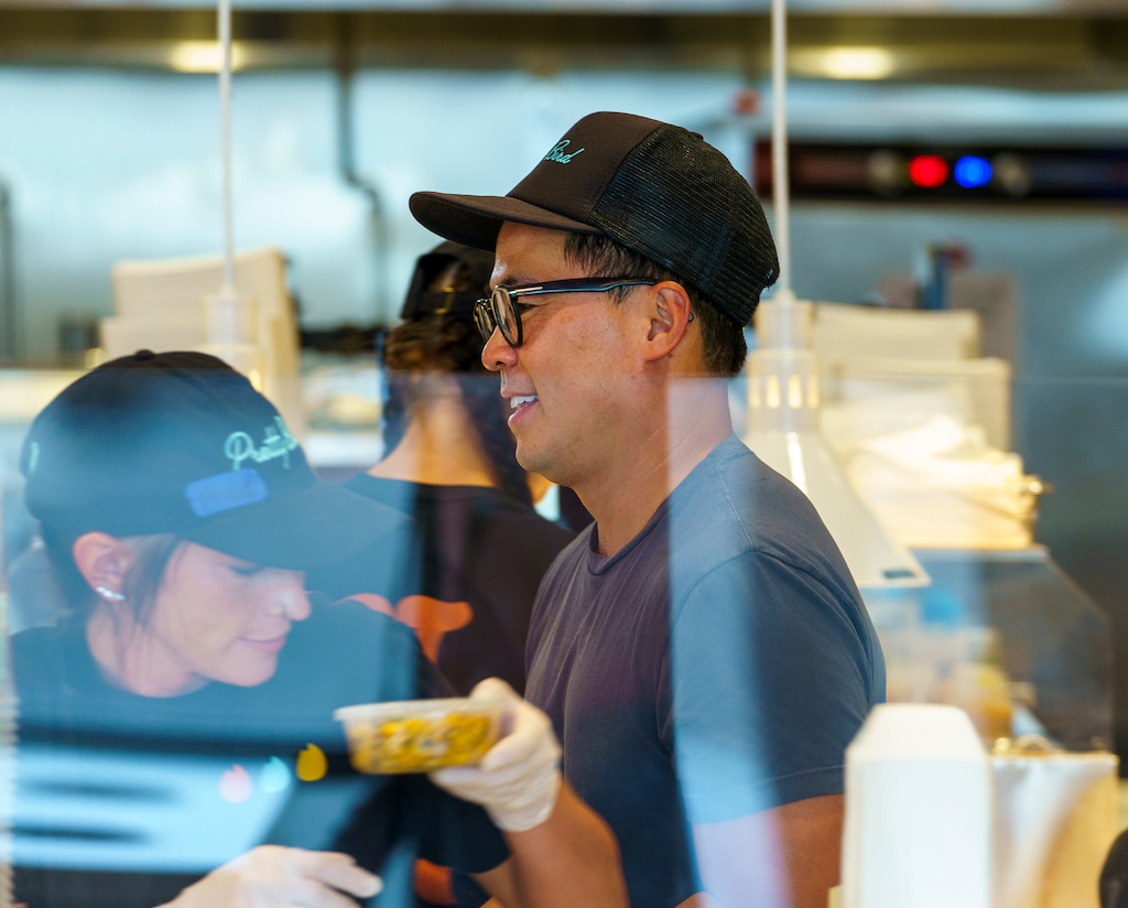 (Leah Hogsten | The Salt Lake Tribune)  Pretty Bird owner Viet Pham at Pretty Bird's newest location in Midvale, Sept. 13, 2022. 