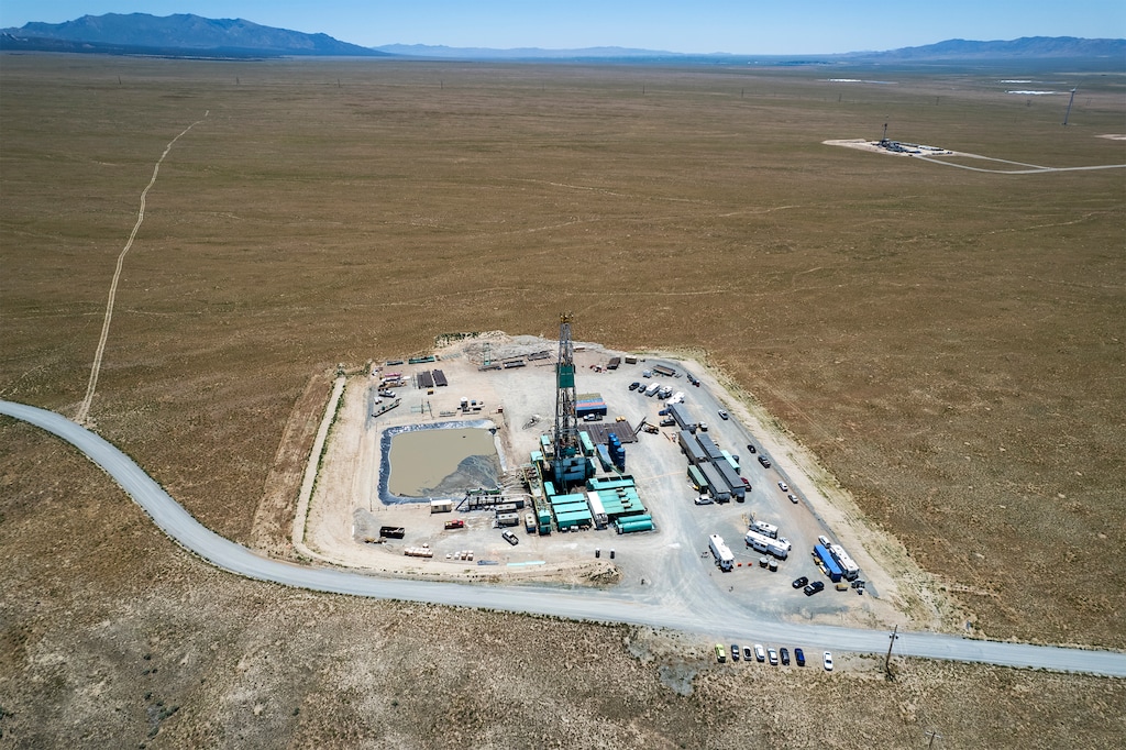 (Rick Egan | The Salt Lake Tribune) The site for Utah FORGE, the nation's largest geothermal experiment,   north of the town of Milford, on Thursday, July 6, 2023. The Bureau of Land Management leased thousands of acres of land for geothermal projects this week.
