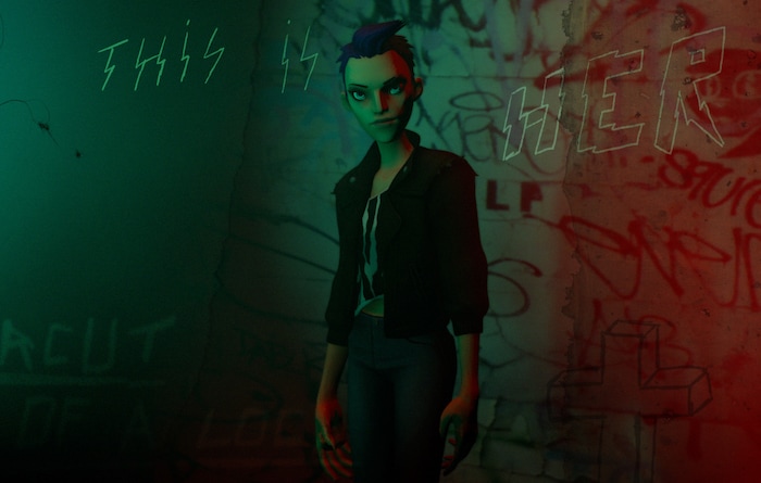 (  |  courtesy Sundance Institute) A character from "BattleScar," by Martin Allais and Nico Casavecchia, which will appear in the New Frontier VR Experiences program of the 2018 Sundance Film Festival.