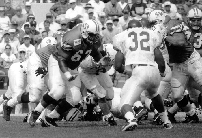 (Courtesy BYU) Larry Moore earned all-Western Athletic Conference honors during his two seasons at BYU.