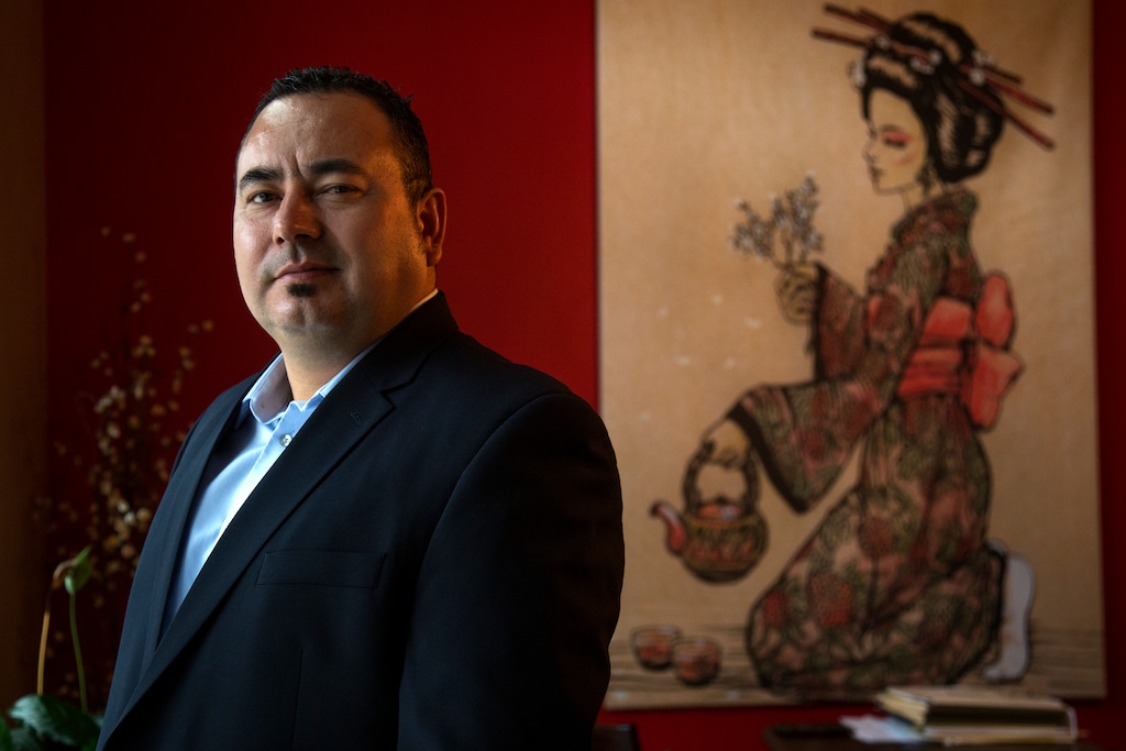 (Benjamin Zack | Standard-Examiner | The Associated Press) Miguel Hernandez is the general manager of Tokyo Station restaurant in Ogden and recently opened Pepito's Philly Cheese Steaks on 25th St. Hernandez moved from Mexico to Ogden as a teenager and began working as a busboy at Maple Gardens. He now works alongside the owners of Maple Gardens and is working on opening several new restaurants.