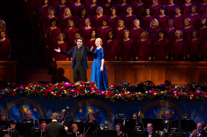 (Alex Gallivan | Special to the Tribune) Christmas with Mormon Tabernacle Choir featuring Rolando Villazón at The LDS Church Conference Center in Salt Lake City, Thursday,Dec 082016