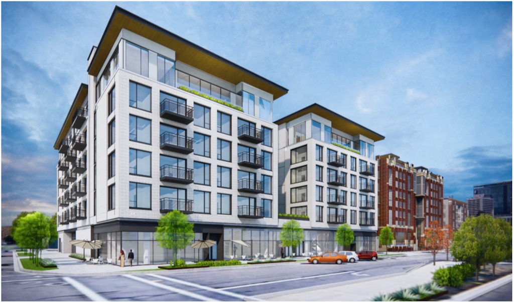 (Photo courtesy of CW Urban via Salt Lake City) TheOlive, a new condominium project proposed at 378 West 300
South in Salt Lake City, by developer CW Urban.