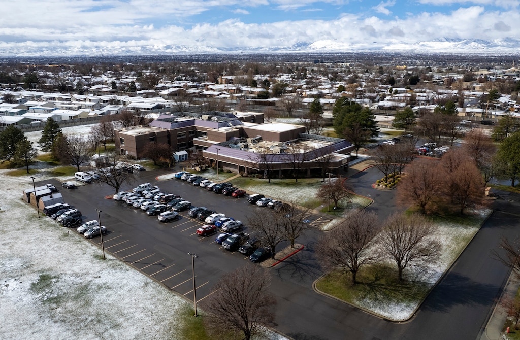 (Rick Egan | The Salt Lake Tribune)  Highland Ridge Hospital in Midvale, on Wednesday, March 13, 2024. After nearly three years of documenting serious issues at Highland Ridge Hospital, Utah licensing officials recently took what they say is “one of the strictest sanctions” it can against the 83-bed psychiatric hospital.