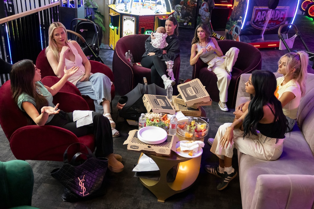 (Fred Hayes|Disney) Members of MomTok, the group of mom influencers from "The Secret Lives of Mormon Wives" at The Grid in Pleasant Grove, while filming the fourth season of their Hulu reality show.