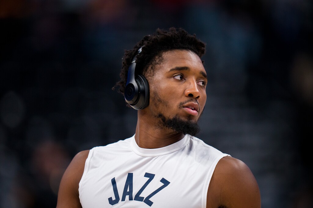 (Trent Nelson  |  The Salt Lake Tribune) as the Utah Jazz host the Milwaukee Bucks, NBA basketball in Salt Lake City on Wednesday, Oct. 13, 2021.