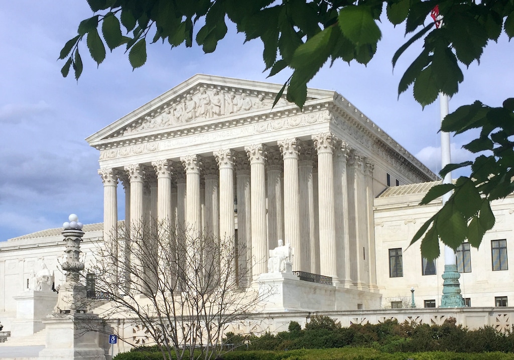 This April 23, 2018 file photo shows the Supreme Court in Washington. (AP Photo/Jessica Gresko, File)