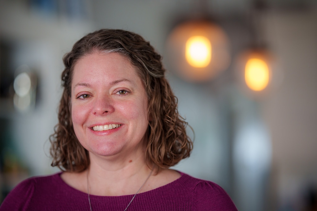 (Trent Nelson  |  The Salt Lake Tribune) Michelle Debbink at her home in Salt Lake City on Thursday, Feb. 2, 2023.