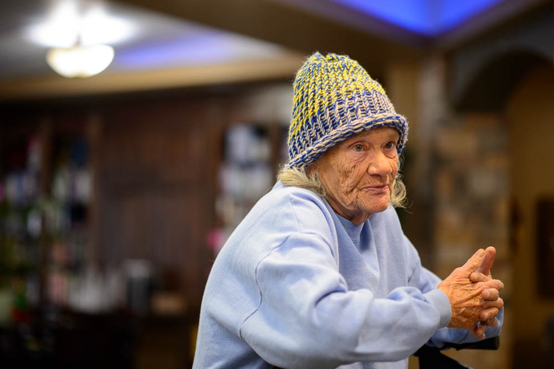 (Trent Nelson | The Salt Lake Tribune)  Kim Adams was homeless and now lives at the Inn Between in Salt Lake City on Wednesday Dec. 12, 2018.