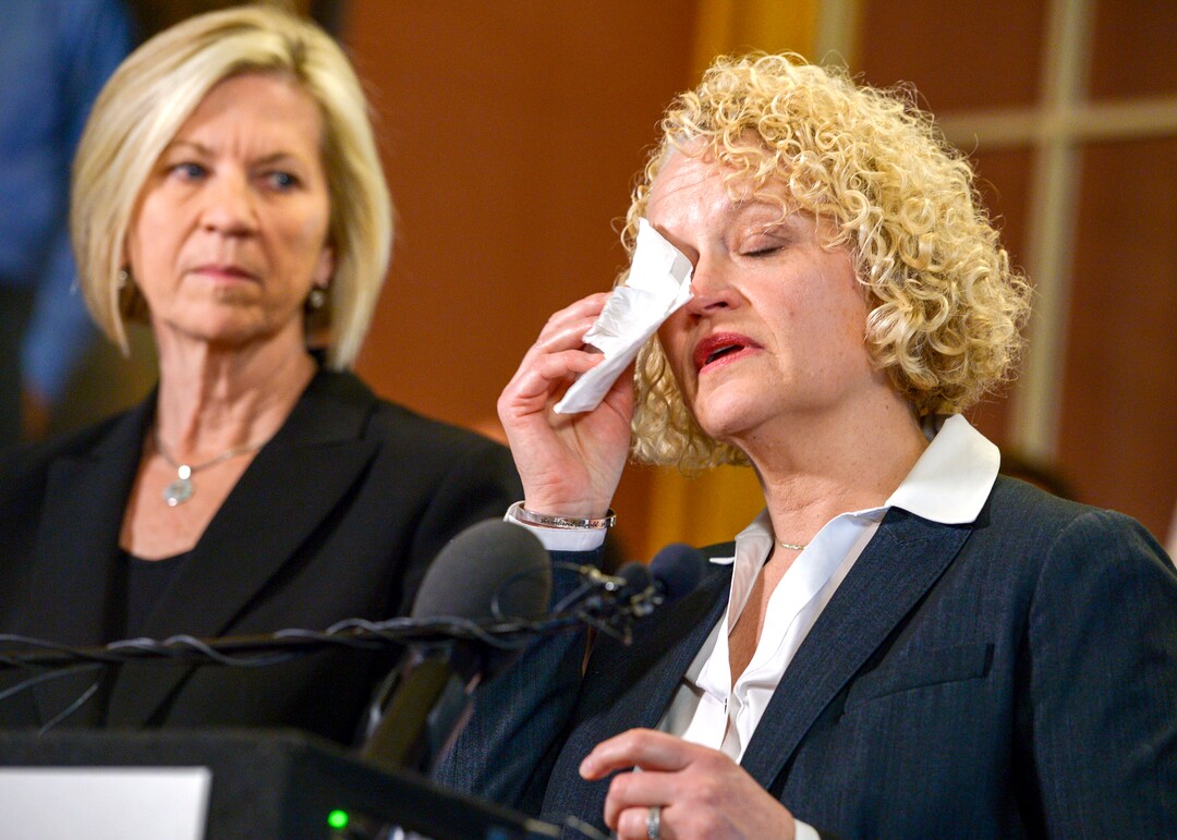 Leah Hogsten  |  The Salt Lake Tribune  Salt Lake City Mayor Jackie Biskupski announced Monday she will not seek re-election with her spouse Betty Iverson by her side and staff backing her. "In making this decision I weighed three things," she said in her statement. "My responsibility to my family, something I have fought to legally have for most of my personal and professional life. My duty to the people of Salt Lake City and to the office I hold. And, my desire to be a candidate for mayor." Biskupski, who was elected in 2015, had announced on Feb. 9 she was seeking re-election.