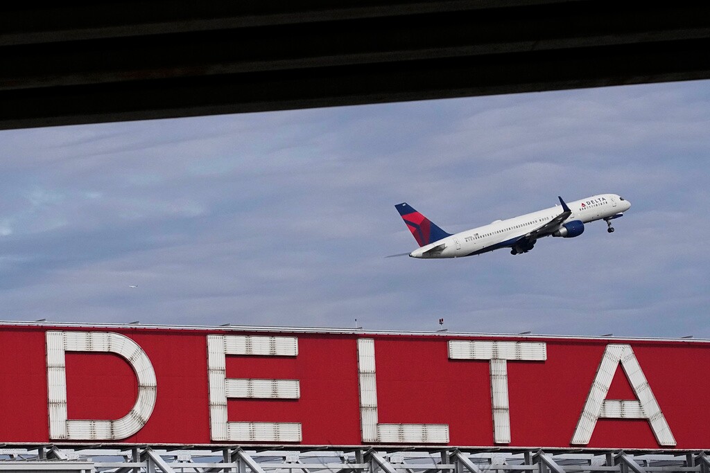 (Brynn Anderson | AP file photo) A Delta Air Lines plane takes off from Hartsfield-Jackson Atlanta International Airport, Nov. 22, 2022, in Atlanta. In a statement released Wednesday, Nov. 1, 2023, Delta Air Lines said the pilot accused of threatening to shoot the plane's captain during a flight no longer works for the airline, and federal officials say his authority to carry a gun on board was revoked.