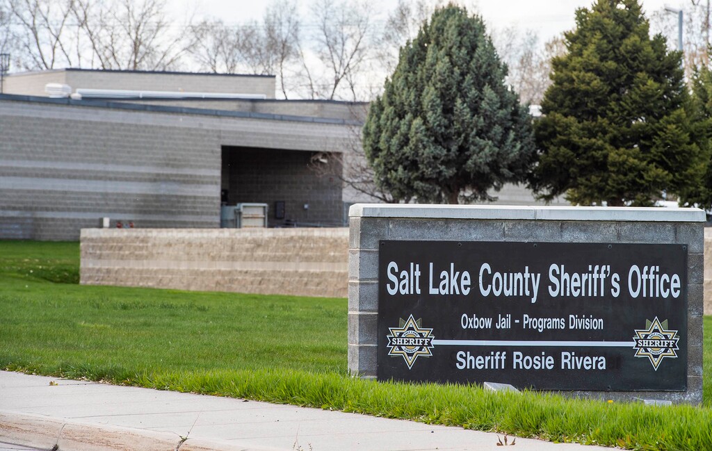 (Rick Egan  |  The Salt Lake Tribune)     Oxbow Jail, Monday, March 30, 2020.