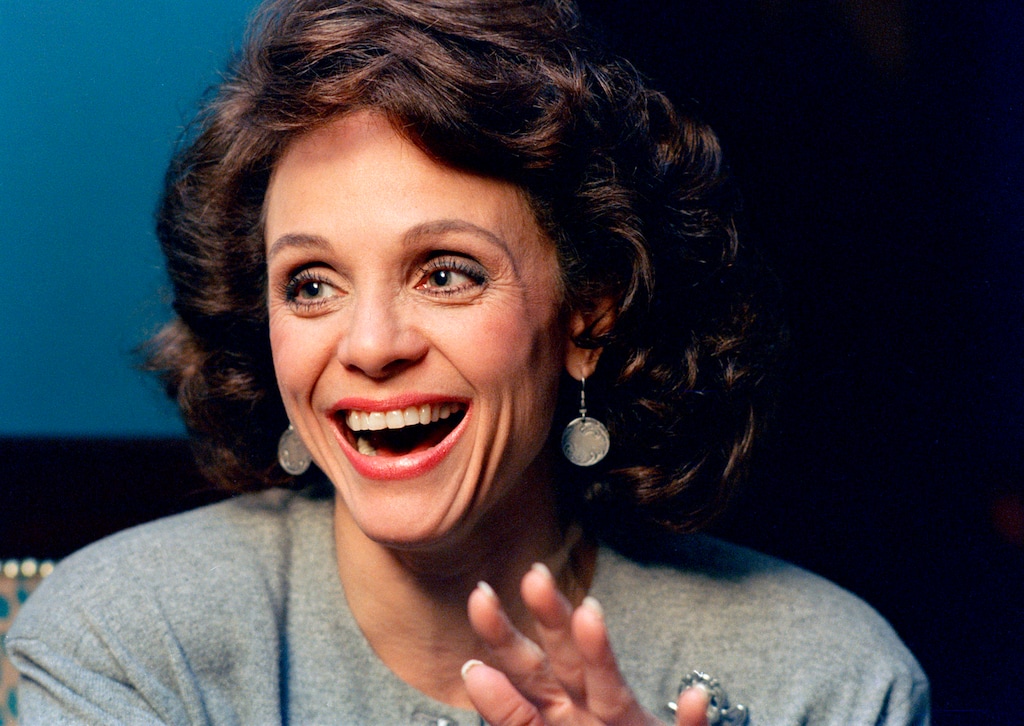 (Ron Frehm | AP File Photo) Actress Valerie Harper laughs during an interview in July 1987 in New York. Valerie Harper, who scored guffaws and stole hearts as Rhoda Morgenstern on back-to-back hit sitcoms in the 1970s, has died, Friday, Aug. 30, 2019. She was 80.