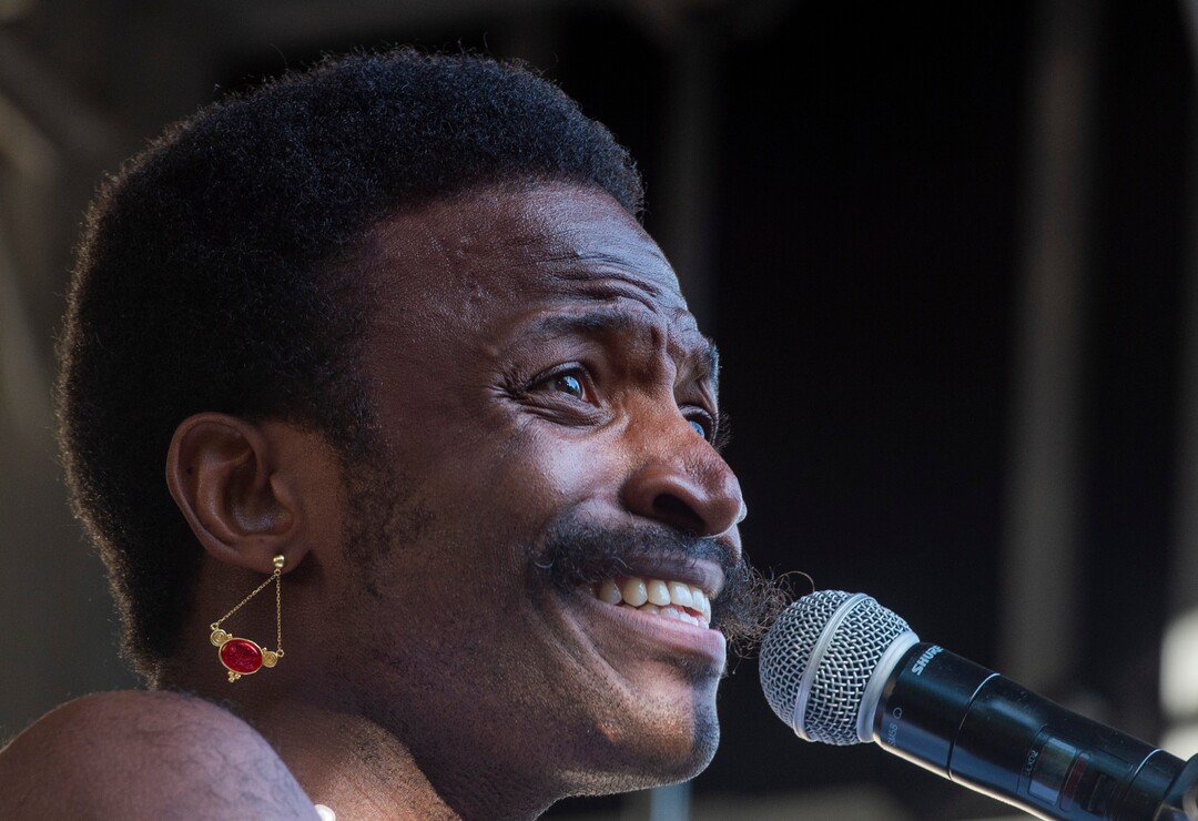 (Rick Egan  |  The Salt Lake Tribune)  Joshy. Soul performs at Washington Square in Salt Lake City during the Juneteenth Celebration, on Friday, June 19, 2020.