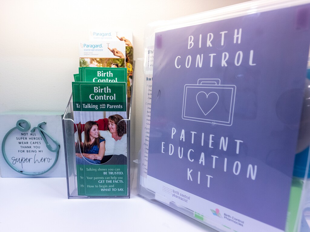 (Leah Hogsten | The Salt Lake Tribune) Planned Parenthood Metro Health Center birth control patient education kit with demonstration products contains 15 birth control products for educating patients, Tuesday, May 10, 2022.