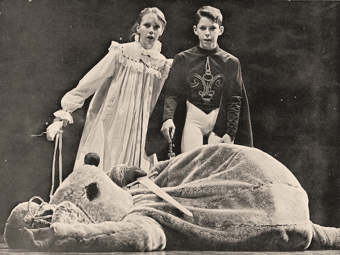 Photo courtesy Ballet West) Peggy Scott and Duffy Clawson in the 1966 production of “The Nutcracker.”