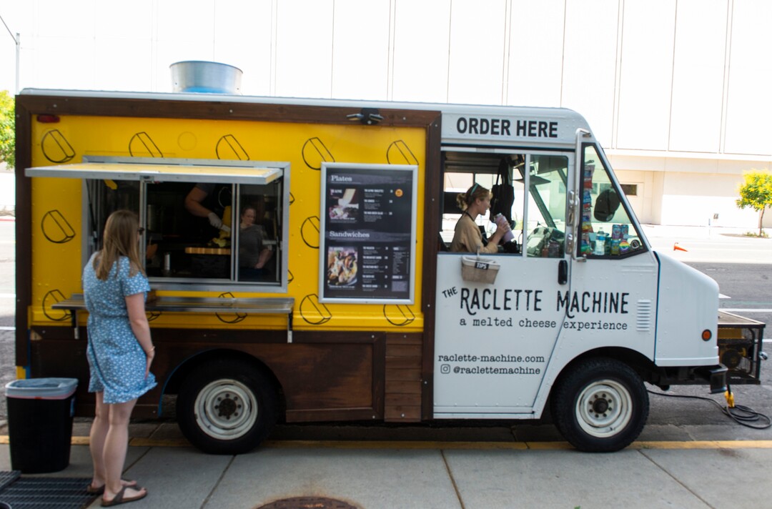 (Rick Egan  |  The Salt Lake Tribune)   The Raclette Machine food truck, Wednesday, June 26, 2019. The food truck will be part of the Food Truck and Brewery Battle at The Gateway on Aug. 3.