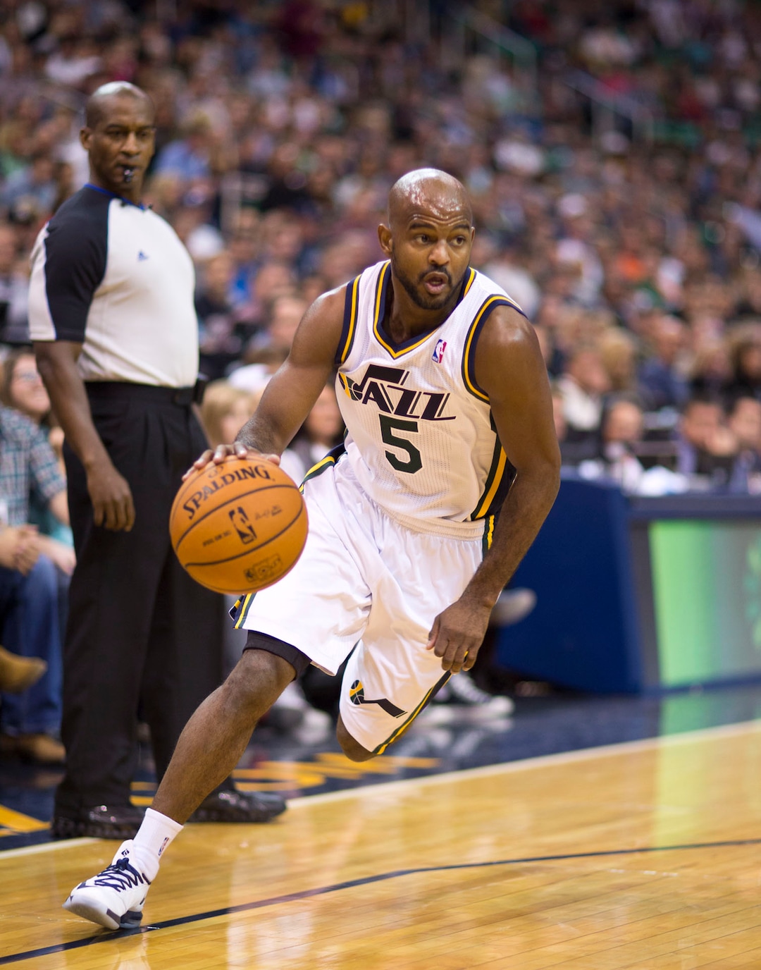 (Lennie Mahler | Tribune file photo) Jazz guard John Lucas III drives to the basket in the first half of a game against the Houston Rockets on Saturday, Nov. 2, 2013, at EnergySolutions Arena in Salt Lake City.