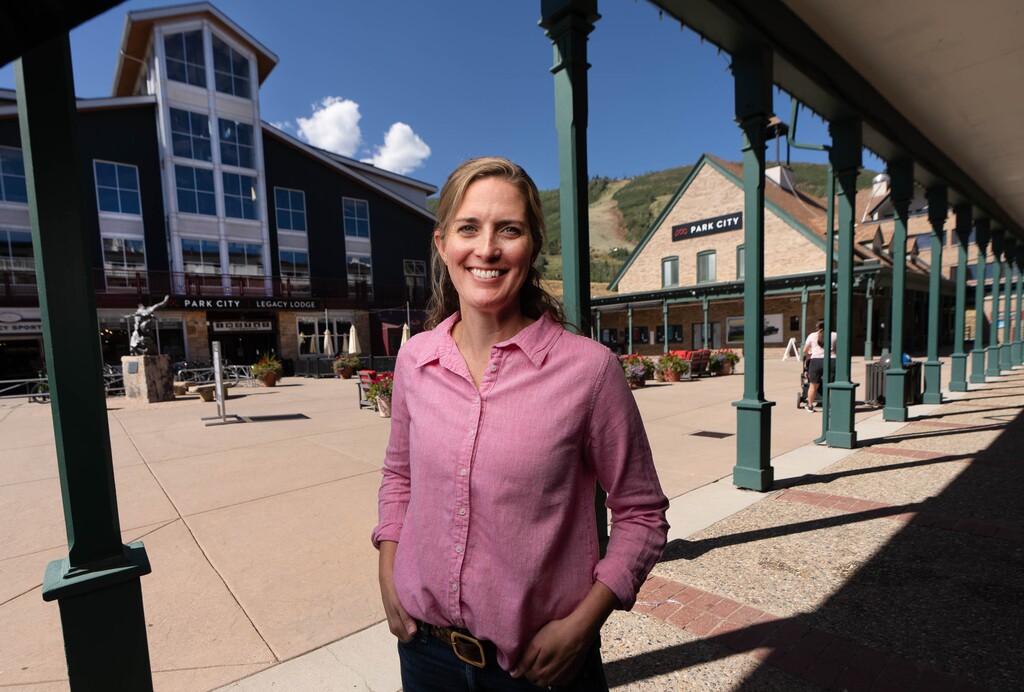 (Francisco Kjolseth | The Salt Lake Tribune) Deirdra Walsh, new Vice President and COO of Park City Mountain Resort, is pictured on Tuesday, Aug. 30, 2022, as she takes over for Mike Goar at a pivotal time for the ski area.