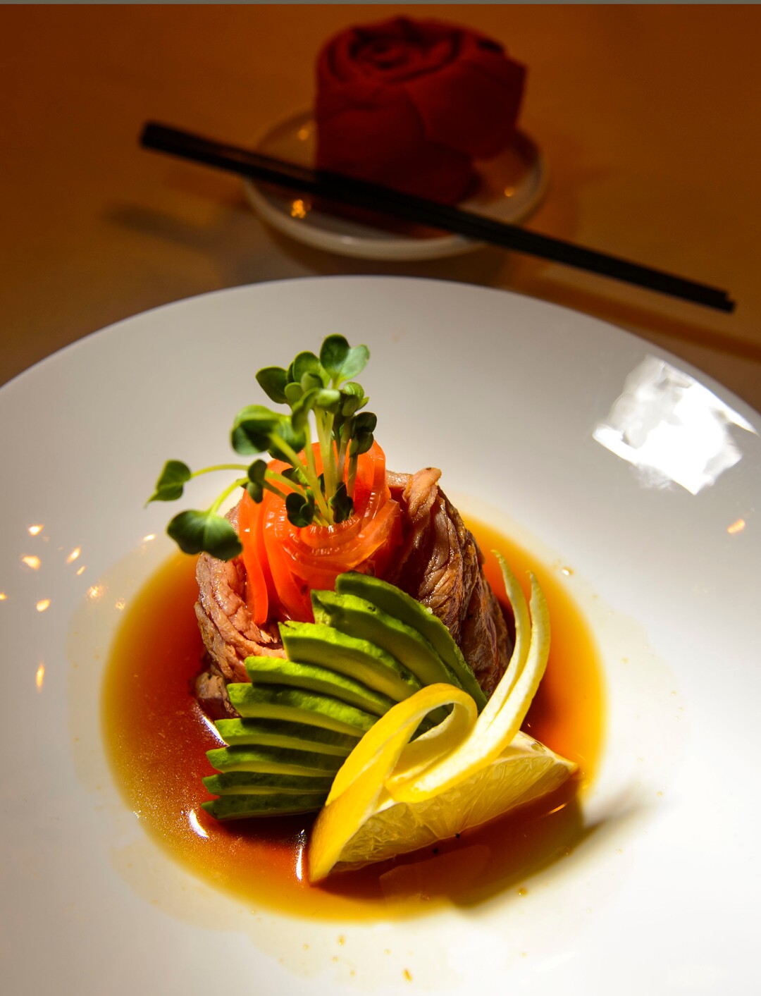 (Steve Griffin  |  The Salt Lake Tribune)  The Tuna Tataki at Soy's Sushi Bar & Grill in Murray.