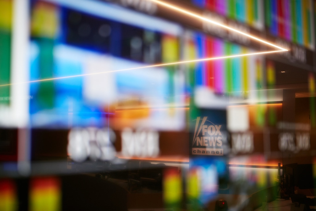 (Ryan Jenq/The New York Times)

Seen in reflection, a Fox News logo. As America debates whether to hold former President Trump accountable for inciting insurrection, what about his co-conspirator, Fox News Channel, Nicholas Kristof writes.
