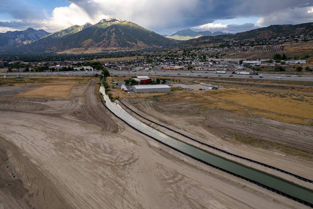 (Trent Nelson  |  The Salt Lake Tribune) Utah's public development at The Point in Draper on Wednesday, July 9, 2025. The rapidly growing area west of Interstate 15 once housed the state prison and is now expected to house a major new University of Utah Health campus.