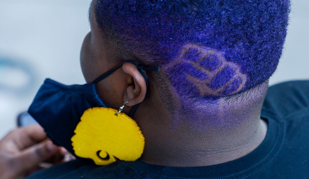 (Leah Hogsten  |  The Salt Lake Tribune) Over 1,000 Pride for Black Lives Matter supporters rallied at Liberty Park, Sunday, June 14, 2020 for over three hours before marching throughout Salt Lake City to join the Las Vidas Negras Importan Rally at Washington Square.