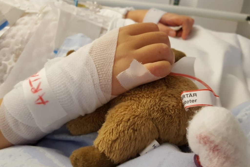 (Molstad family) Edith Molstad, who lives in Sweden, undergoes treatment for FIRES epilepsy, which stands for febrile-infection related epilepsy syndrome. Her family is seeking specialized treatment in Salt Lake City, because it is not offered in Sweden.