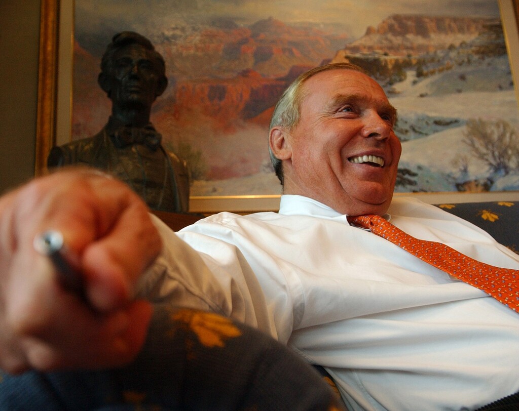 (Leah Hogsten  |  Tribune file photo) Jon Huntsman in 2005.
