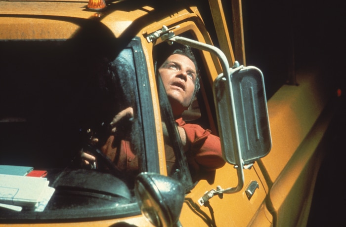 (Courtesy  |  Columbia Pictures) Utility worker Roy Neary (Richard Dreyfuss) sees something he can't explain, in a scene from Steven Spielberg's 1977 science-fiction classic "Close Encounters of the Third Kind," being released in theaters for its 40th anniversary.