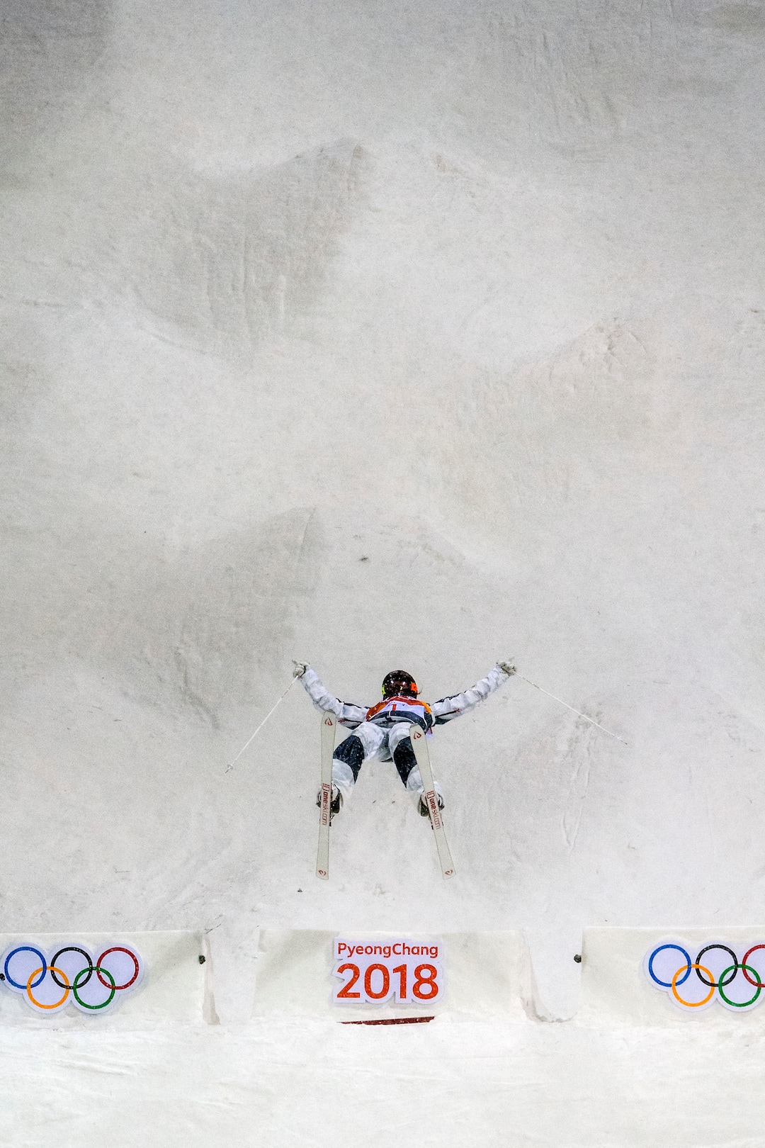 (Chris Detrick  |  The Salt Lake Tribune)  Park City's Jaelin Kauf competes in the Ladies' Moguls Final at Phoenix Park during the Pyeongchang 2018 Winter Olympics Sunday, February 11, 2018. Kauf finished seventh with a score of 76.03.