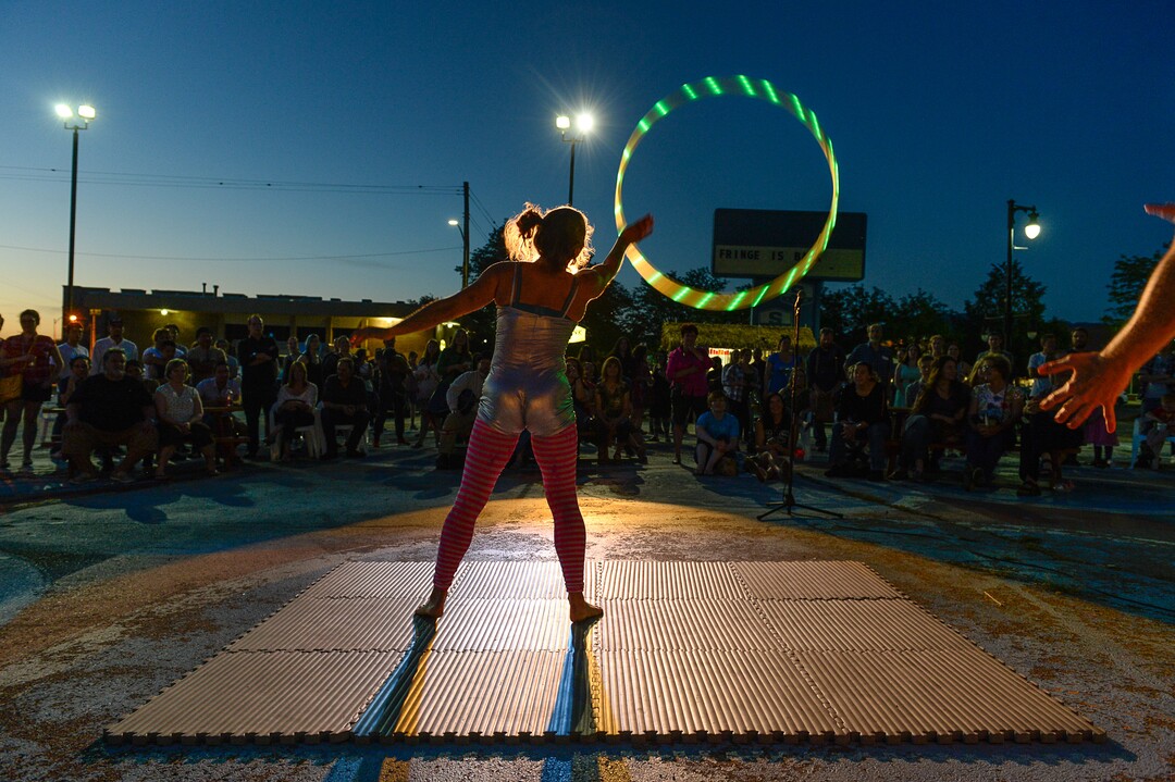 Francisco Kjolseth | The Salt Lake TribunePerformers give a short preview of their work during the opening party for the third annual Great Salt Lake Fringe Festival in Sugarhouse on Thursday, July 27, 2017.