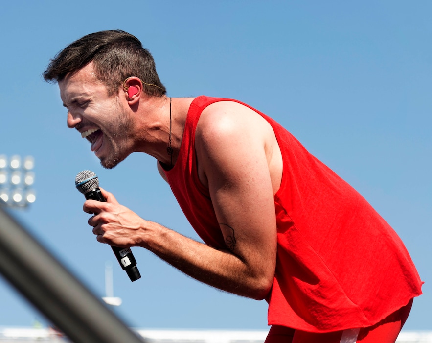 (Rick Egan  |  Salt Lake Tribune file photo) Tyler Glenn — seen here performing at Rice-Eccles Stadium at the Loveloud Festival in 2018 — posted Monday, Nov. 23, 2020, on his social-media accounts that he was recovering from a stroke.