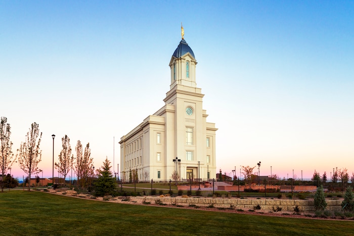 (Photo courtesy of The LDS Church)  The Cedar City, Utah, temple. Utah's 17th temple will be dedicated on Dec. 10, 2017.