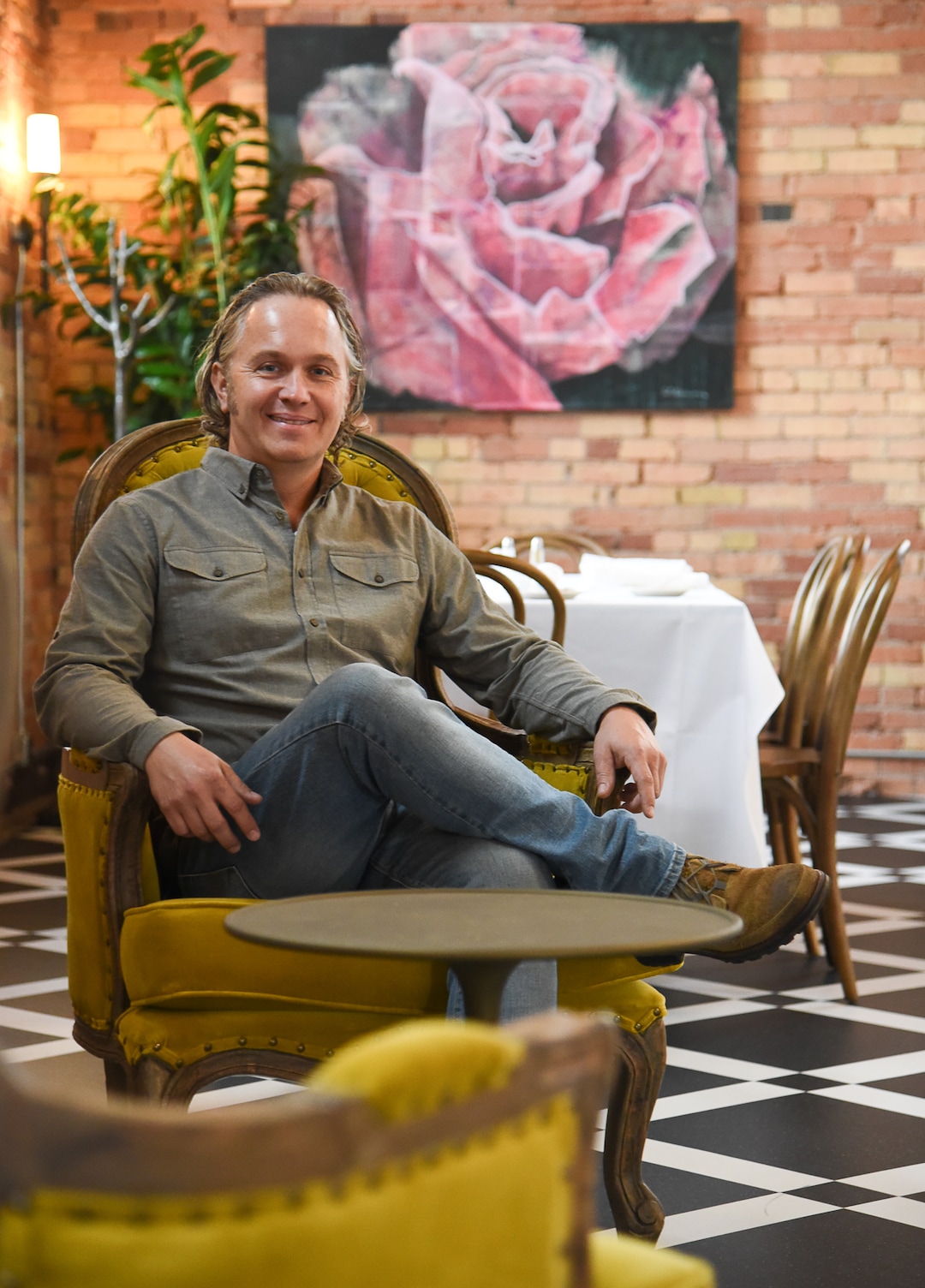 (Francisco Kjolseth  |  The Salt Lake Tribune)  Caffe Molise chef and owner Fred Moesinger, has a new location inside the old (but completely updated) Eagle Building on the southwest corner of 400 South and West Temple.