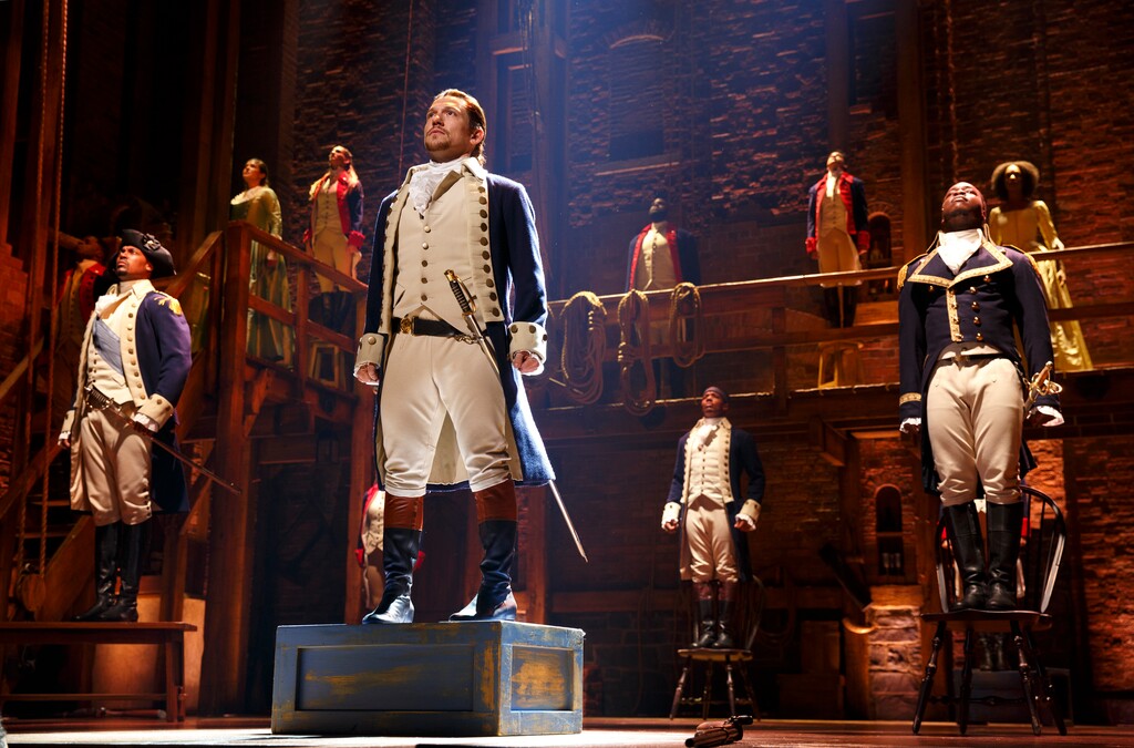 The touring cast of "Hamilton," which will play in Salt Lake City's Eccles Theater April 11-May 6, 2018. (Courtesy)
