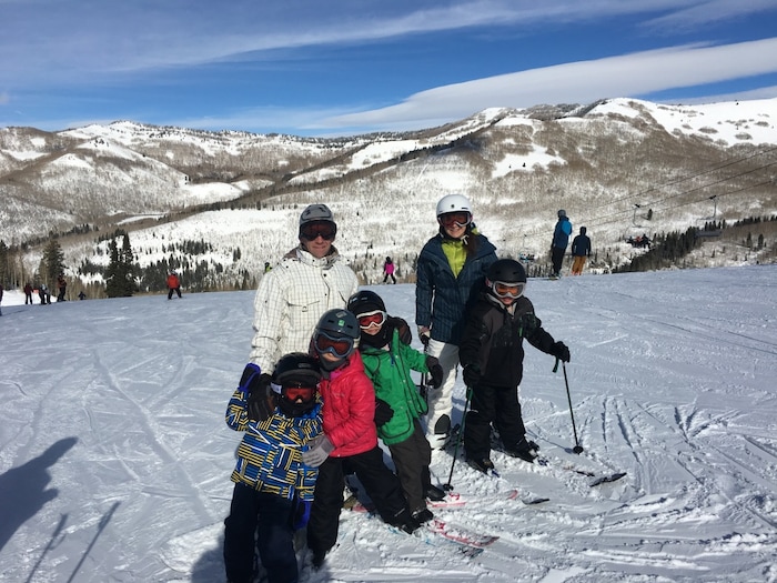Courtesy photo
Sebastian Uprimny poses for a photo with his family during a recent ski outing in Utah. He is representing Colombia in the 2018 Pyeongchang Olympics.