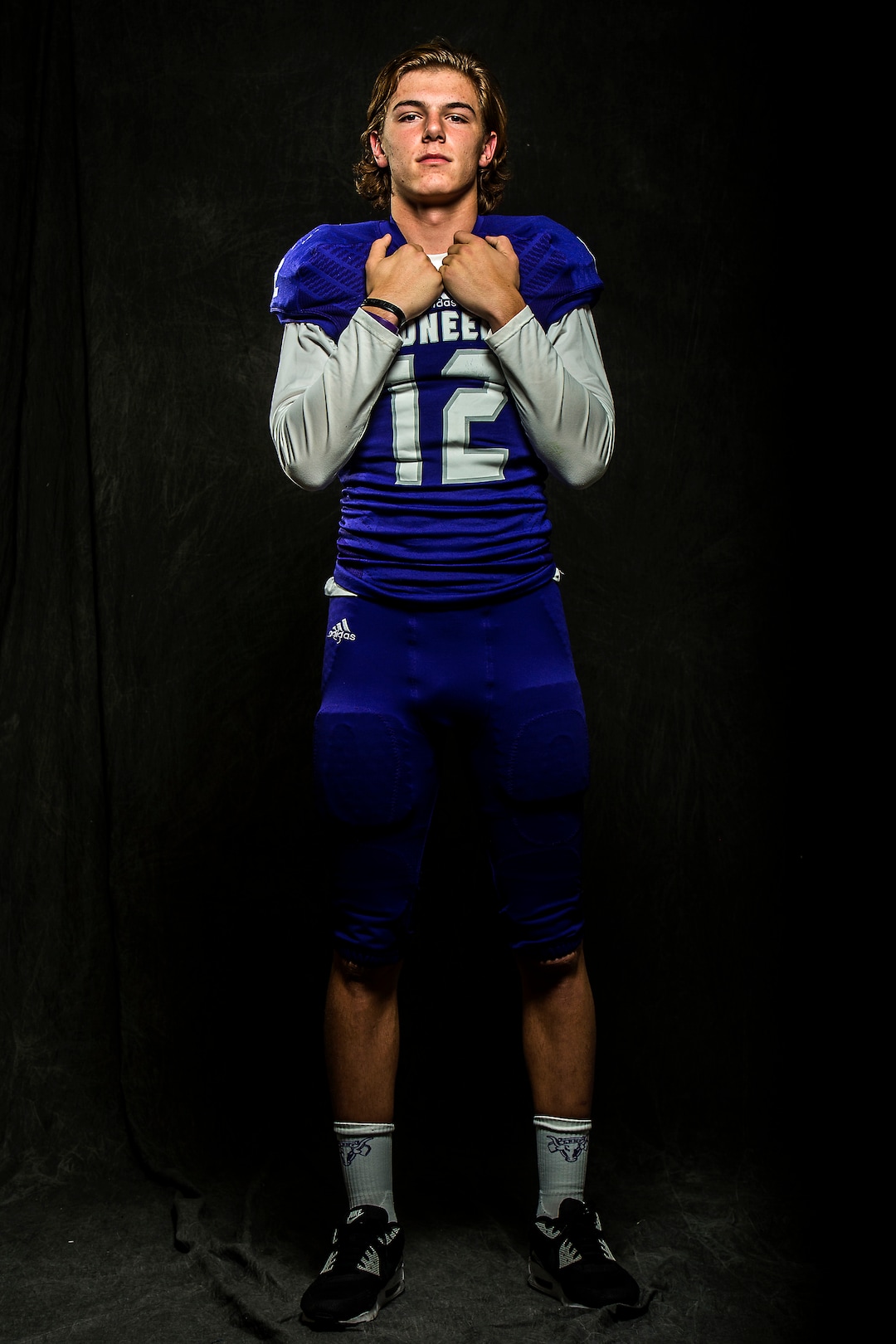 Chris Detrick  |  The Salt Lake TribuneLehi quarterback Cammon Cooper poses for a portrait Friday December 9, 2016. 